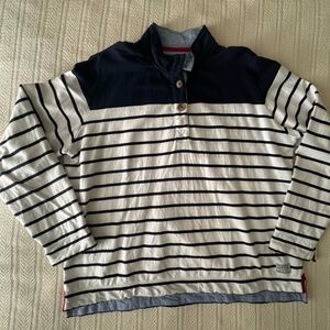 Orvis Striped Cotton Sweater, Size XL